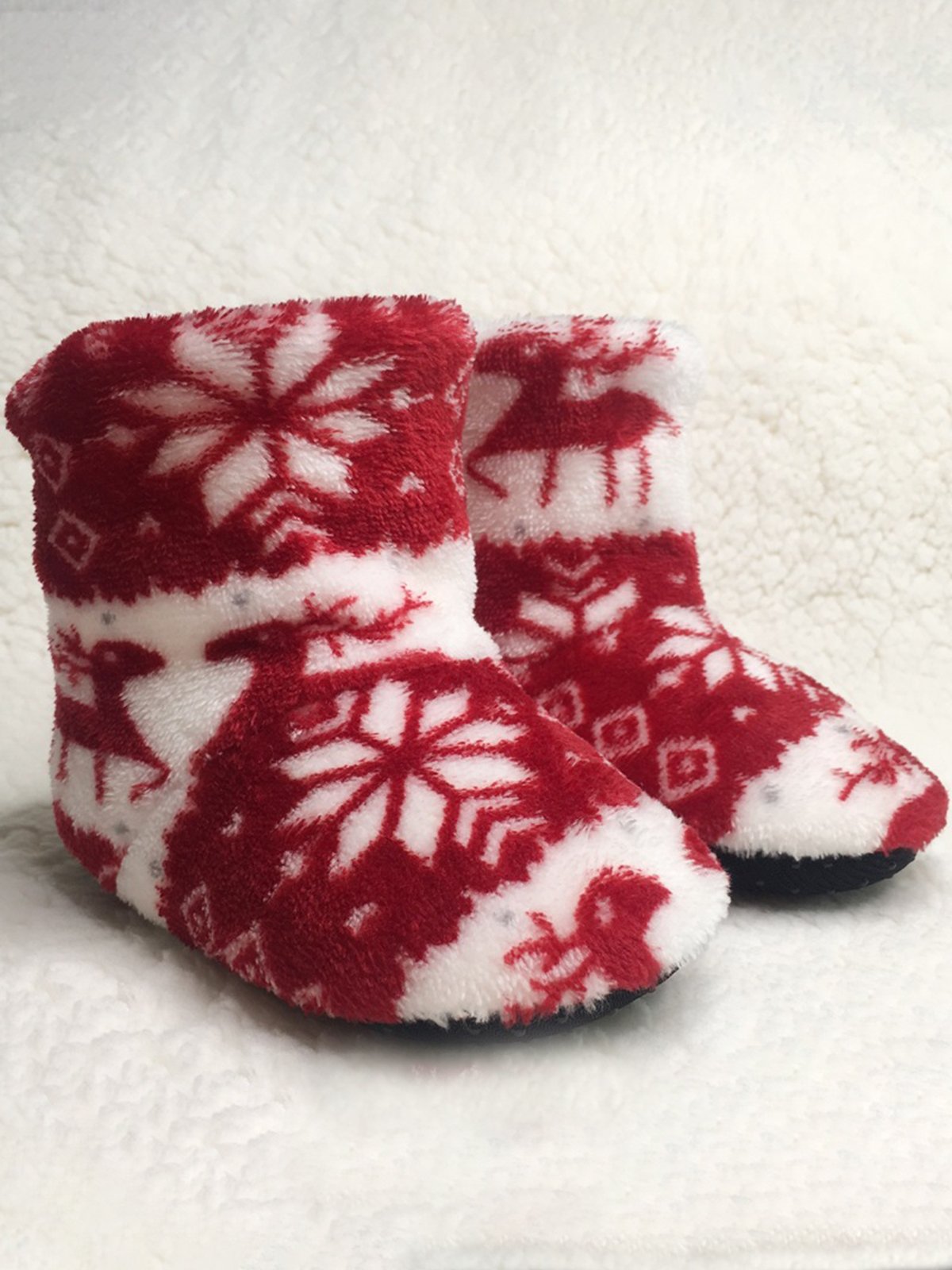 Women's Christmas Non-Slip Warm Home Booties