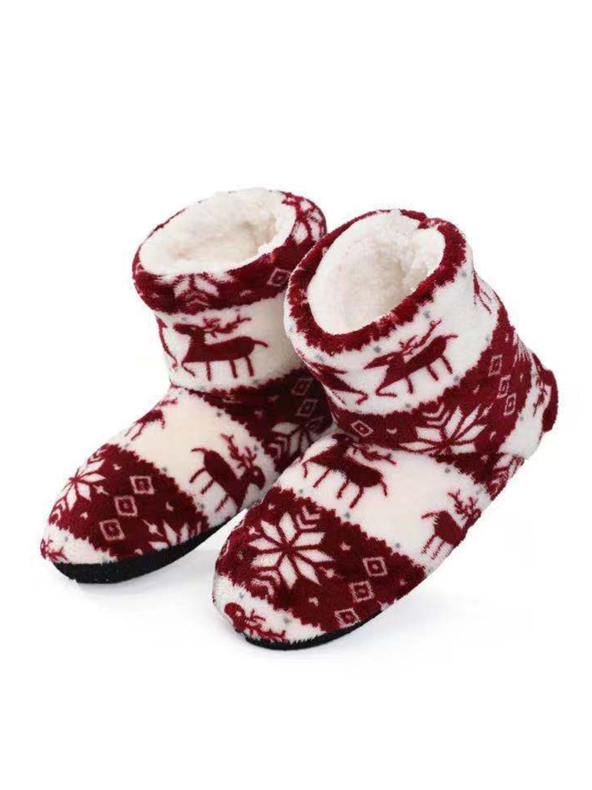 Women's Christmas Non-Slip Warm Home Booties