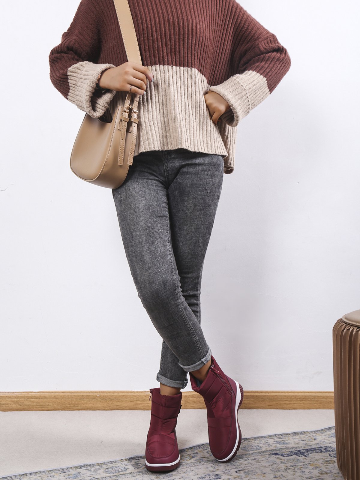 Windproof Warm Fleece Snow Boots