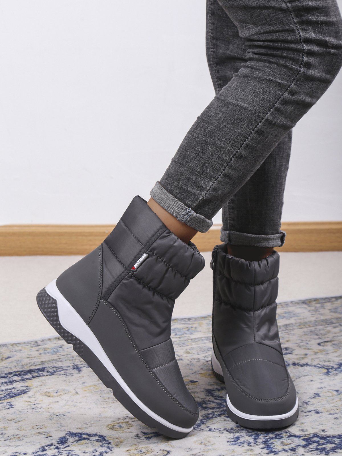 Windproof Warm Fleece Snow Boots