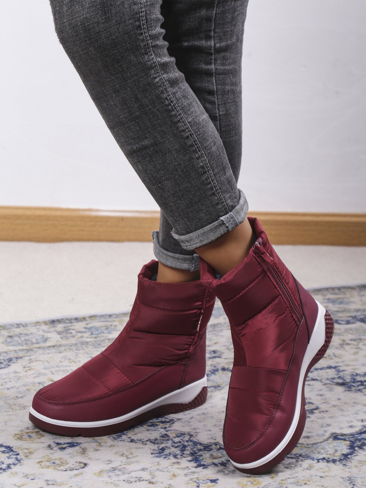 Windproof Warm Fleece Snow Boots