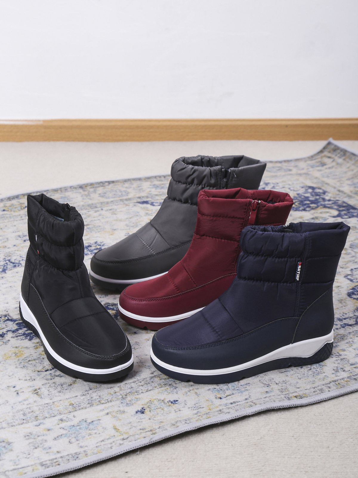Windproof Warm Fleece Snow Boots