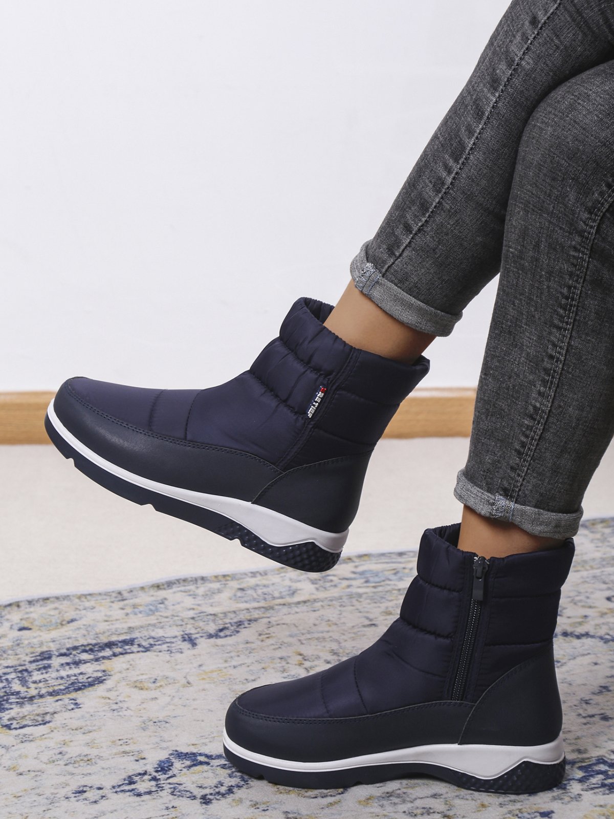 Windproof Warm Fleece Snow Boots