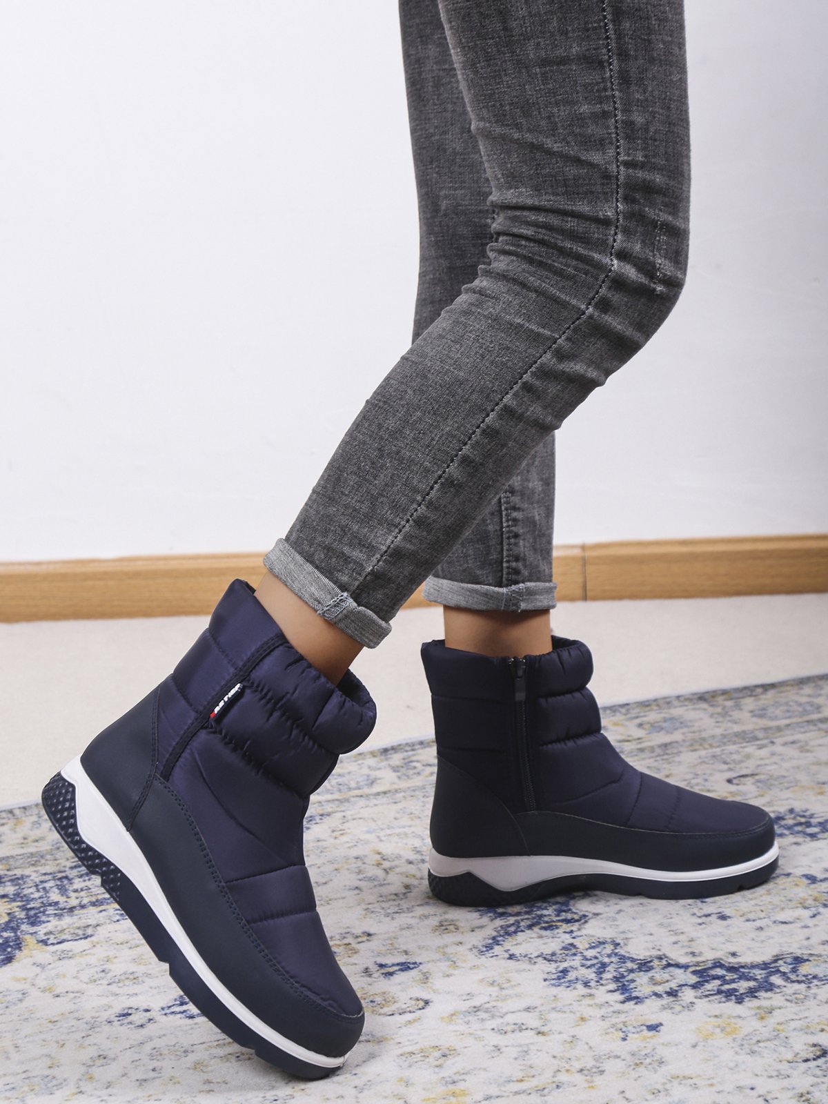 Windproof Warm Fleece Snow Boots