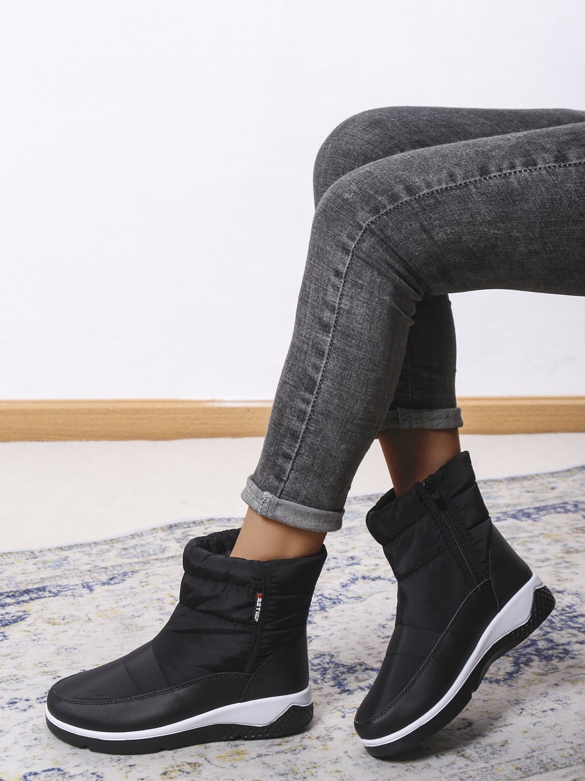 Windproof Warm Fleece Snow Boots