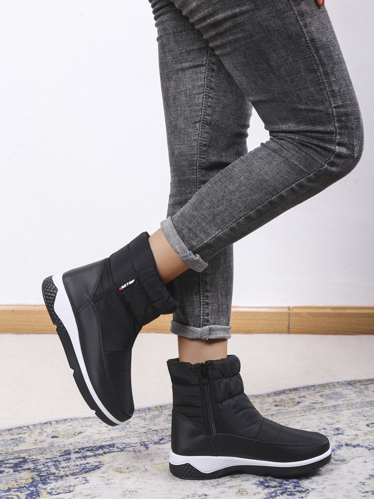 Windproof Warm Fleece Snow Boots