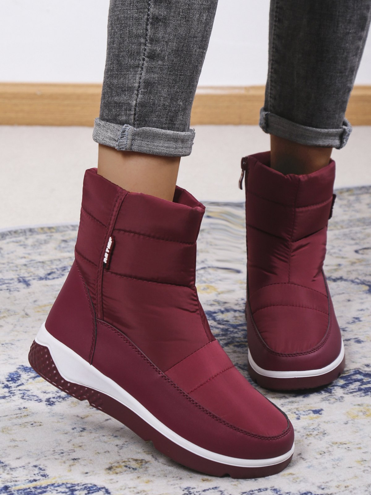 Windproof Warm Fleece Snow Boots