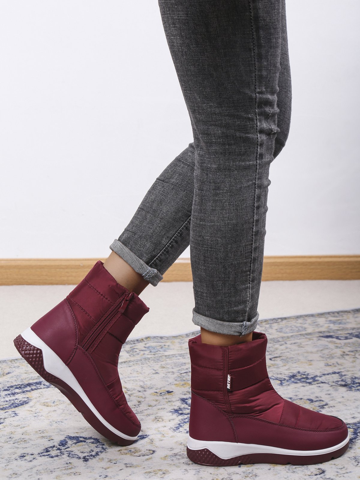 Windproof Warm Fleece Snow Boots