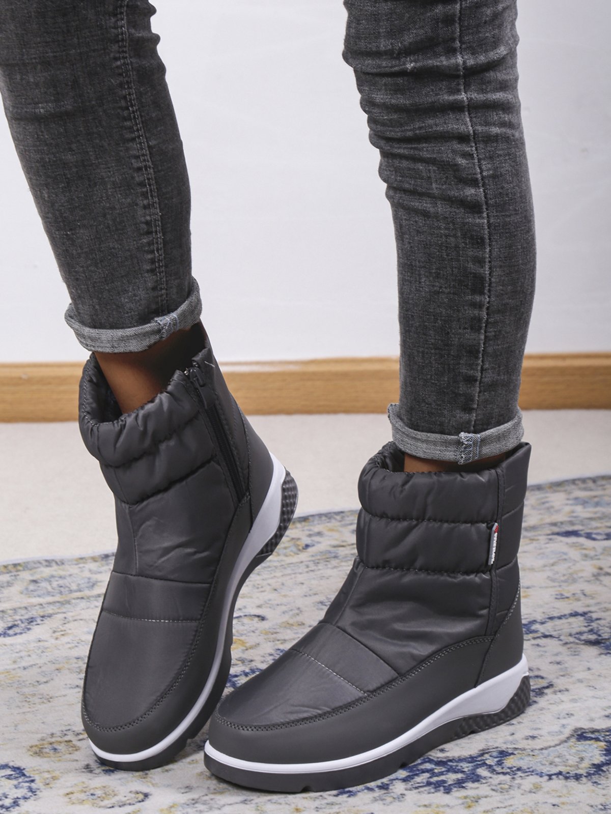 Windproof Warm Fleece Snow Boots