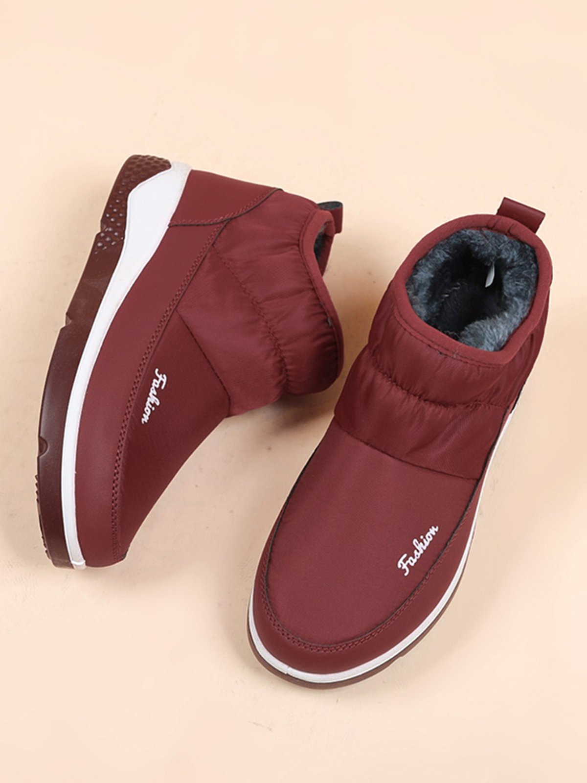 Outdoor Warm Waterproof Low Top Comfortable Casual Snow Boots