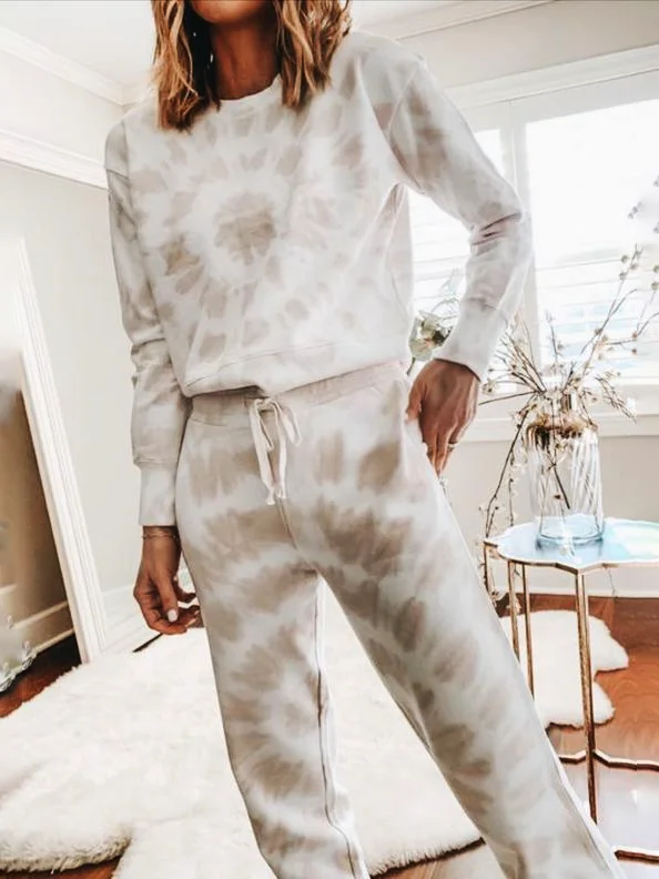 Long Sleeve Loose Two-Piece Set