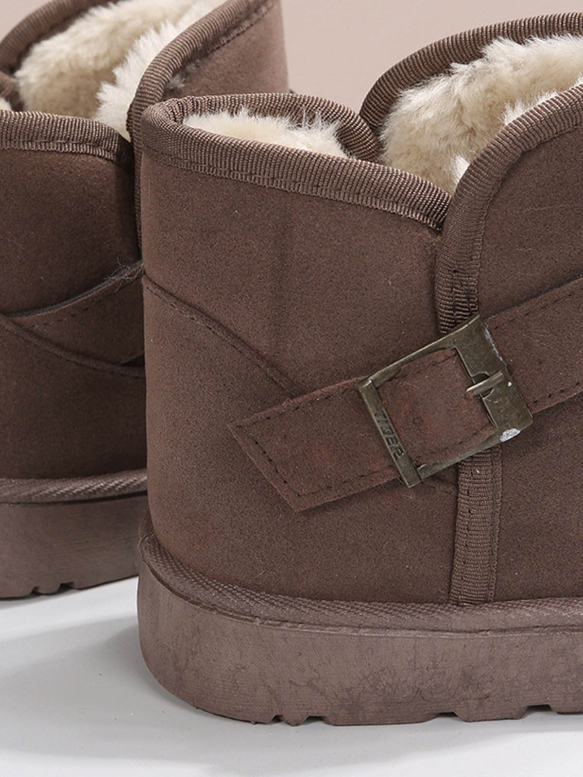 Winter Buckle Plus Fleece Warm Snow Boots