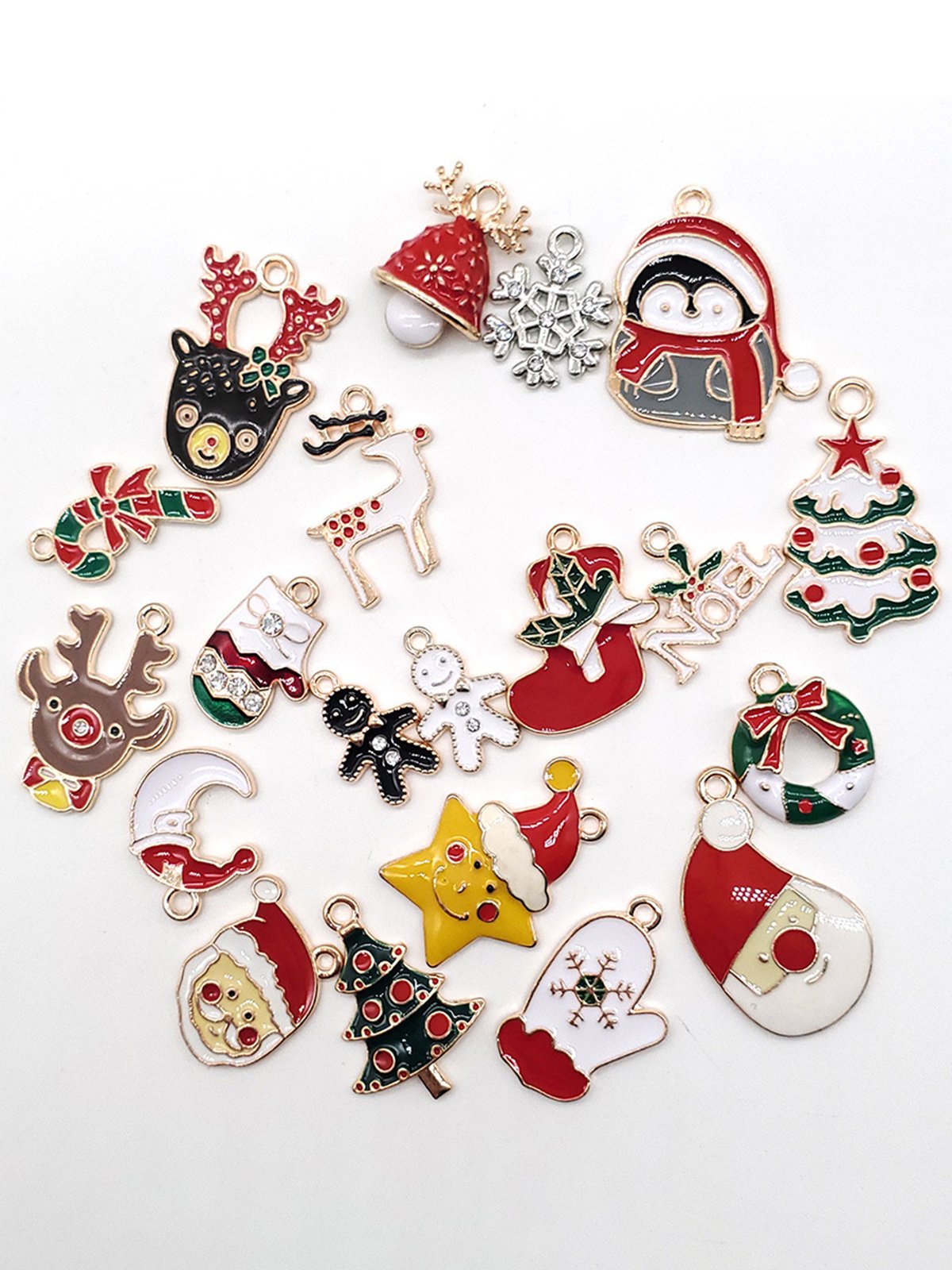 Christmas Crocs DIY Shoe Buckle 20 Piece Set
