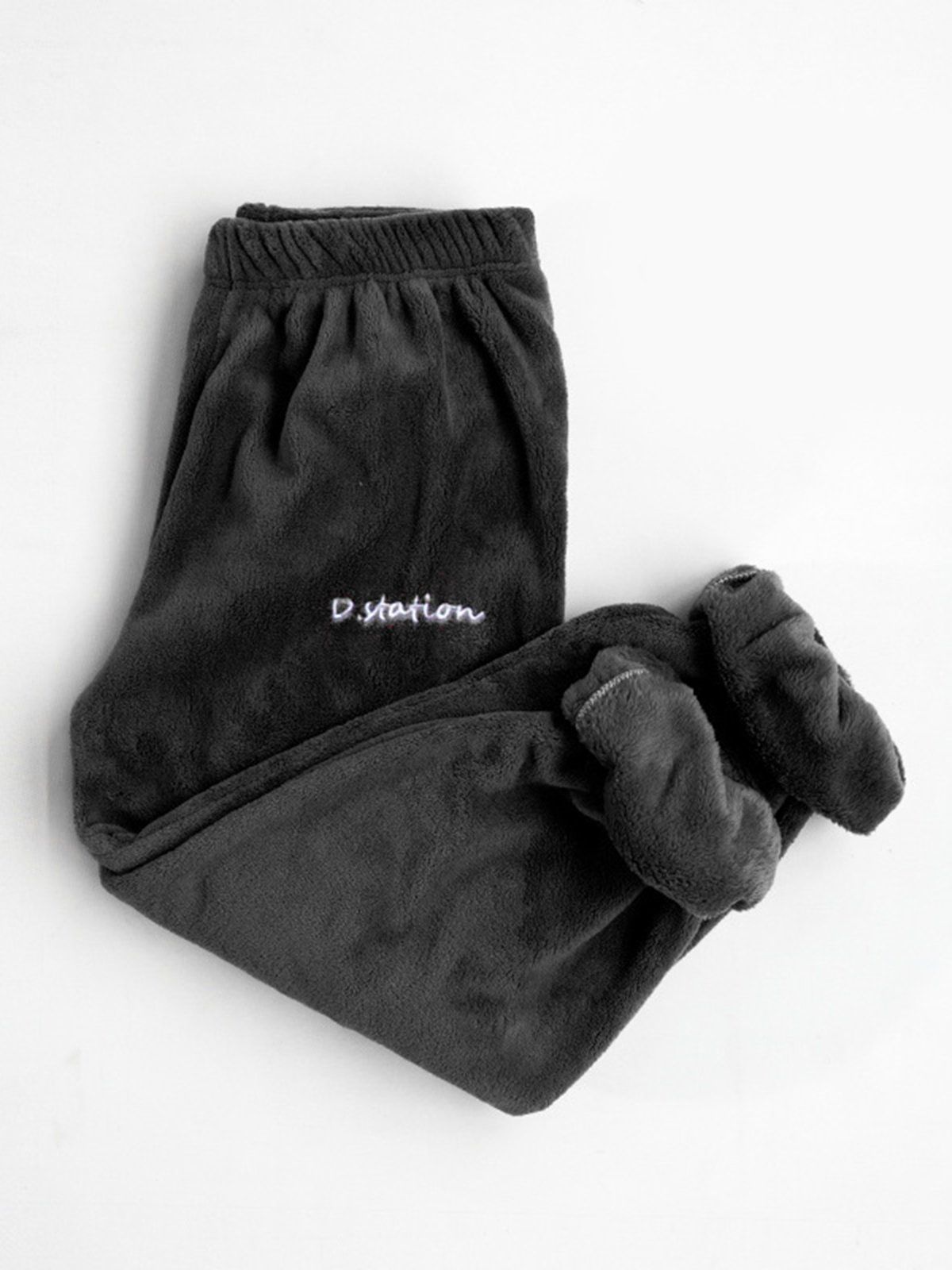 Home Warmth Thickened Coral Fleece Trousers