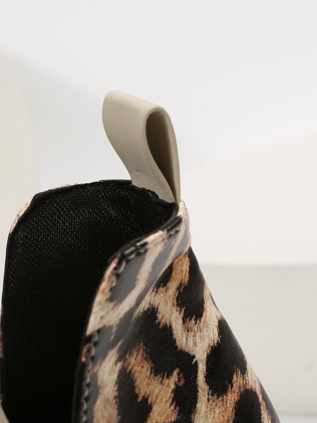 Leopard Khaki Casual Ankle Boots