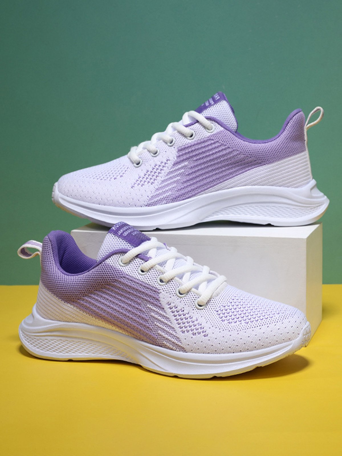 Women's Breathable Mesh Fabric Sports Sneakers
