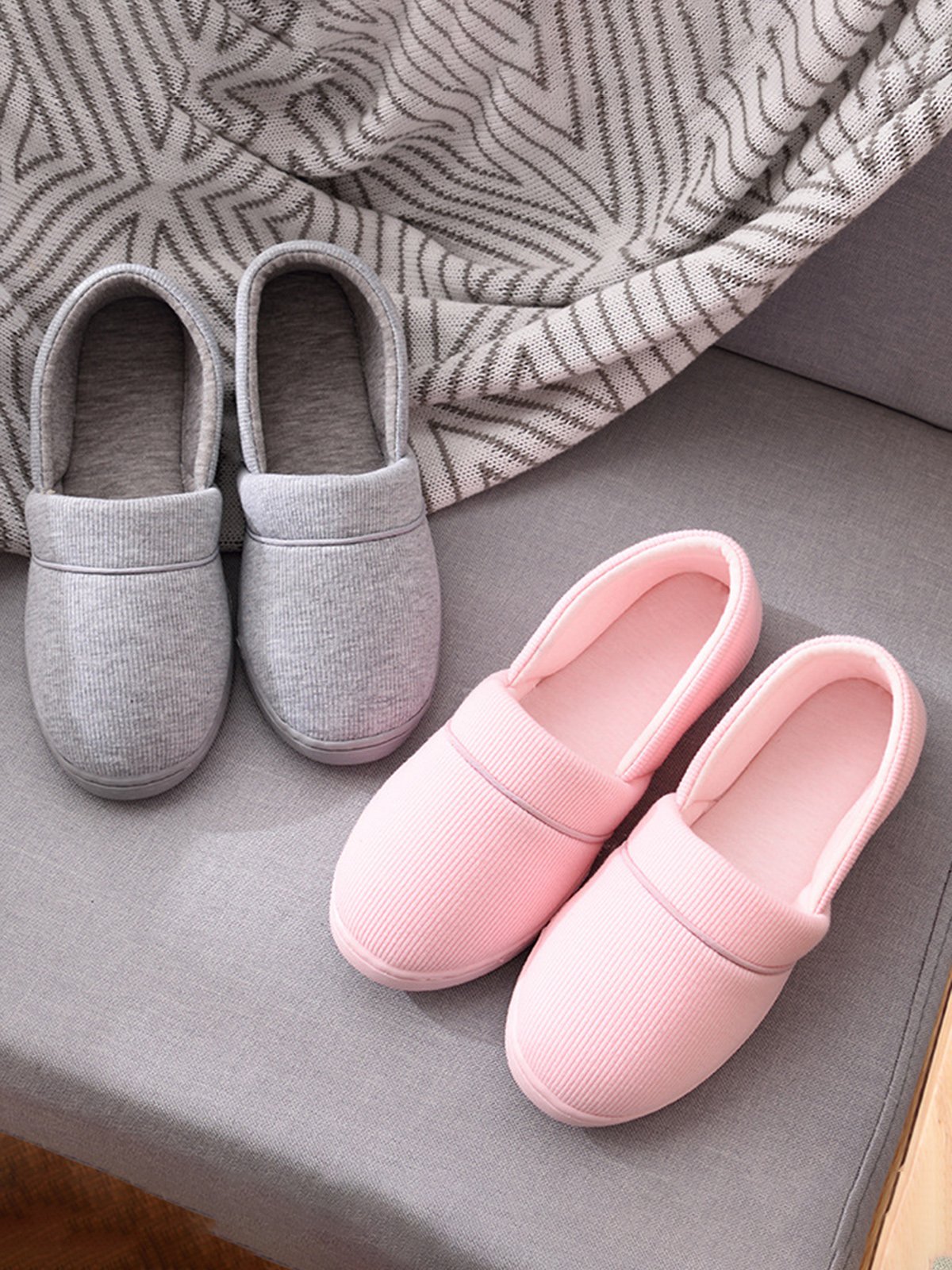 Plain Simple Casual Pregnant Women Can Wear Home Shoes