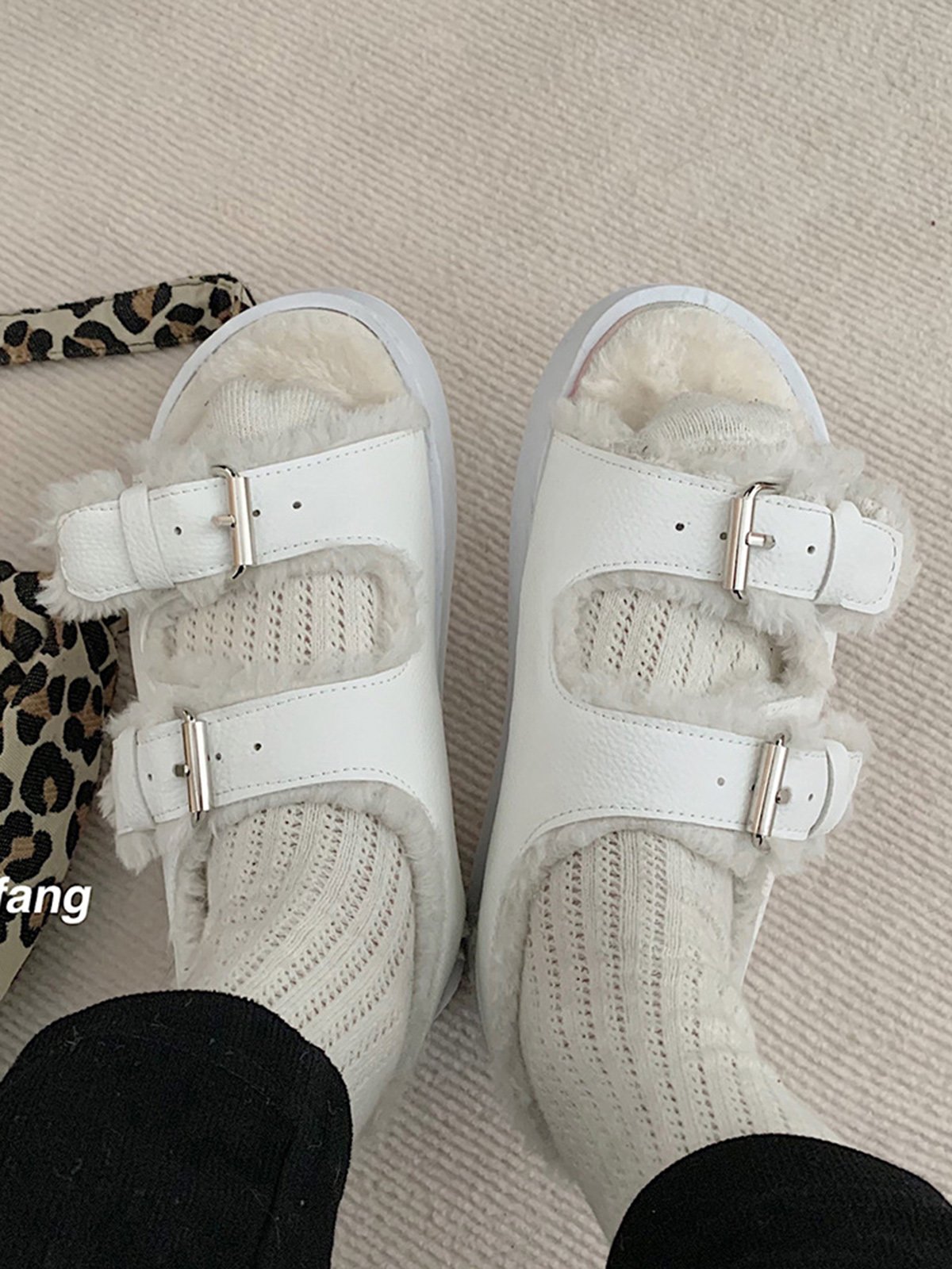Plush Warm Winter Sandals