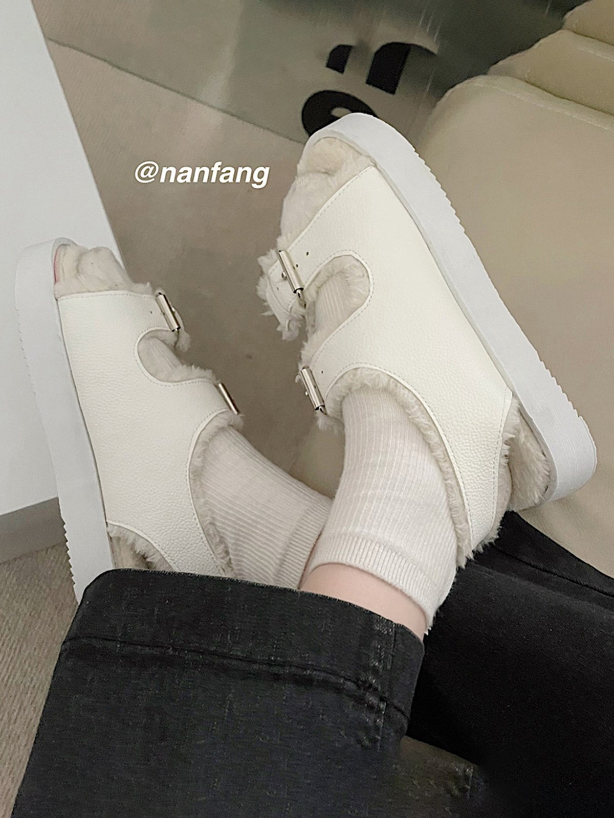 Plush Warm Winter Sandals