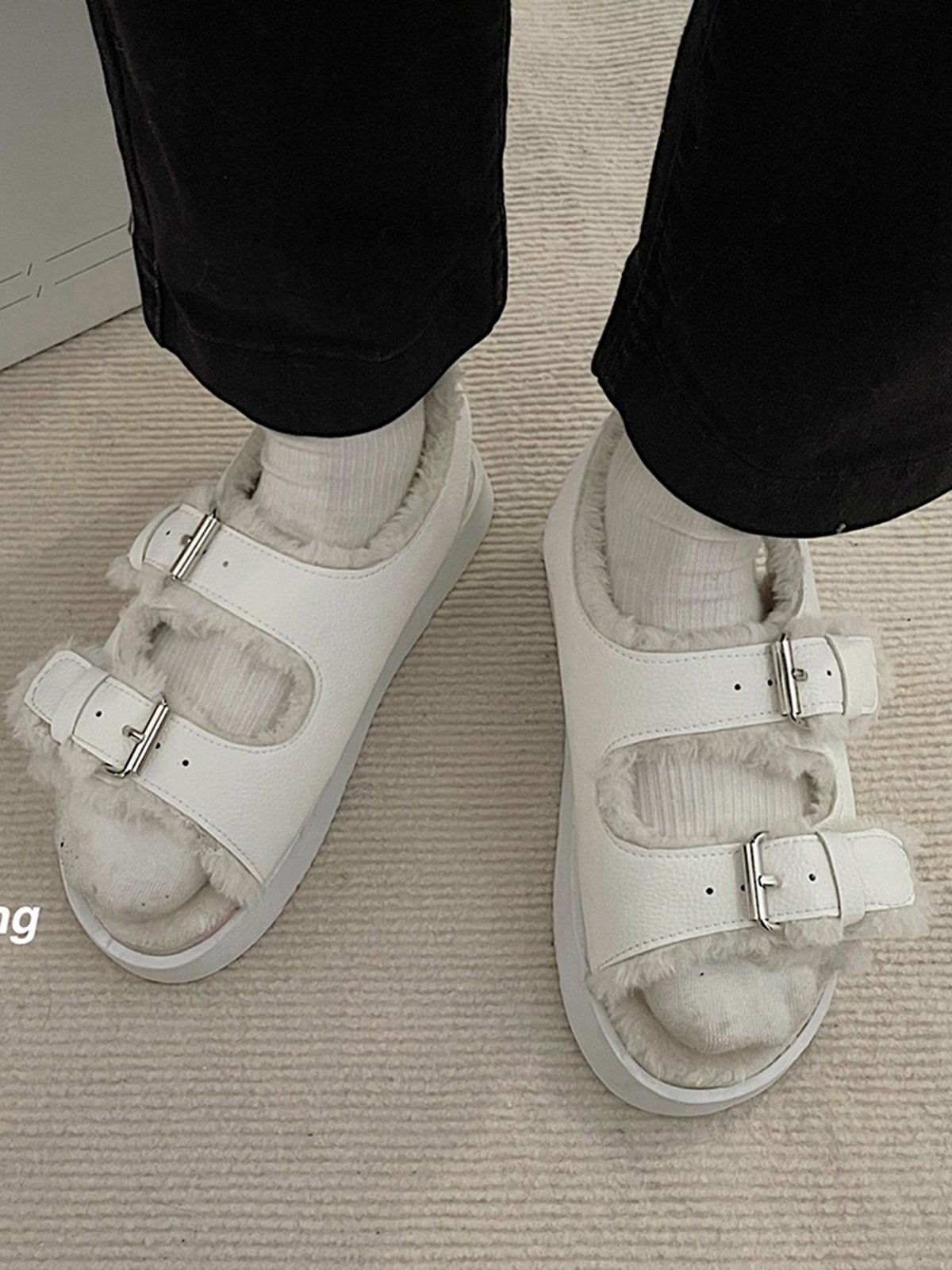 Plush Warm Winter Sandals