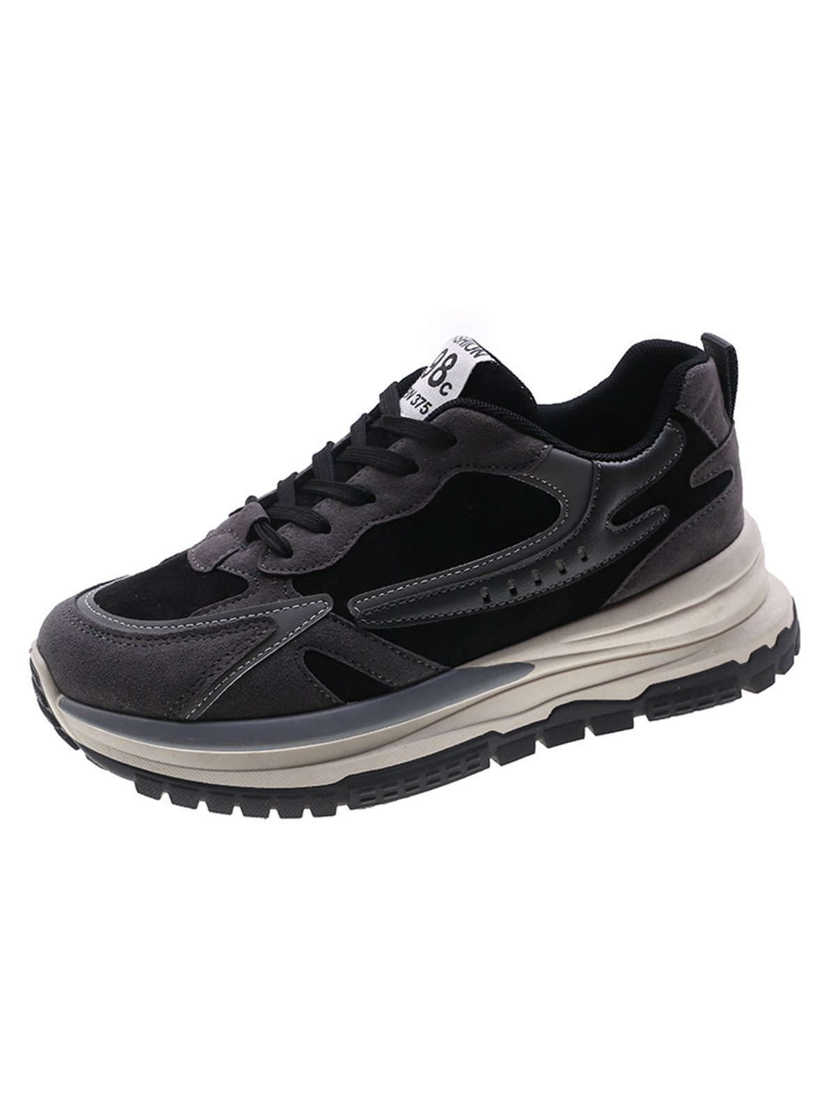 Vintage Stitching Lightweight Breathable Luminous Sneakers