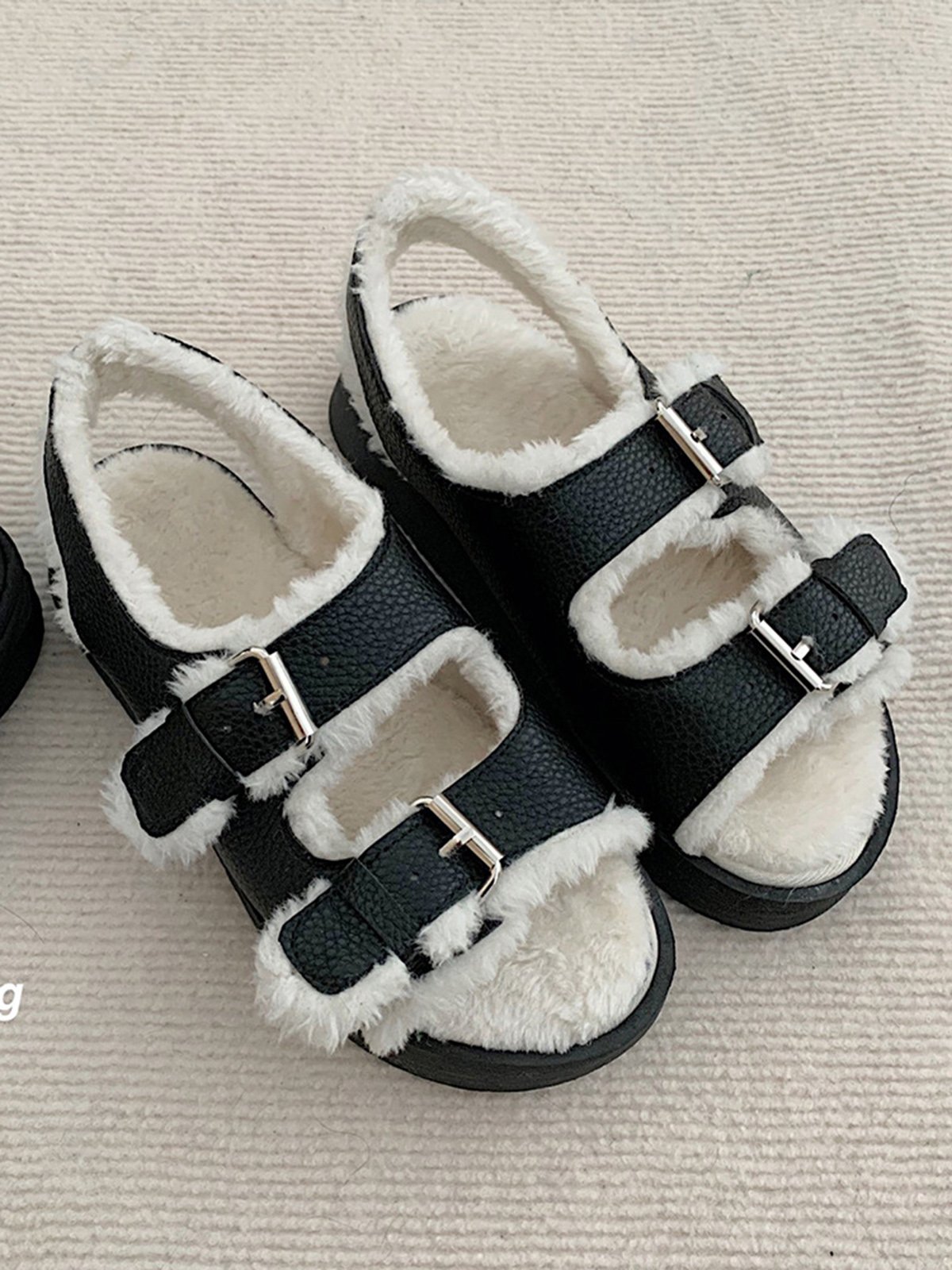 Plush Warm Winter Sandals