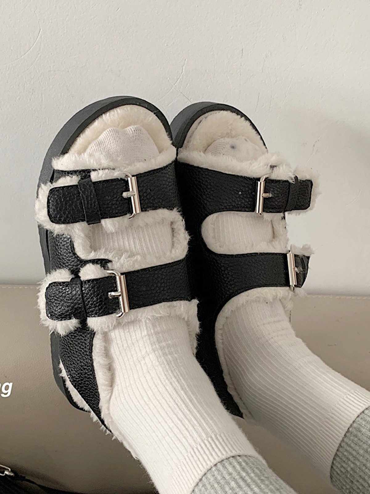 Plush Warm Winter Sandals