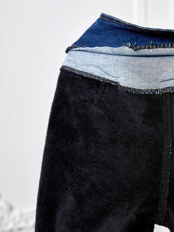 Regular Fit Denim Plain Casual Jeans