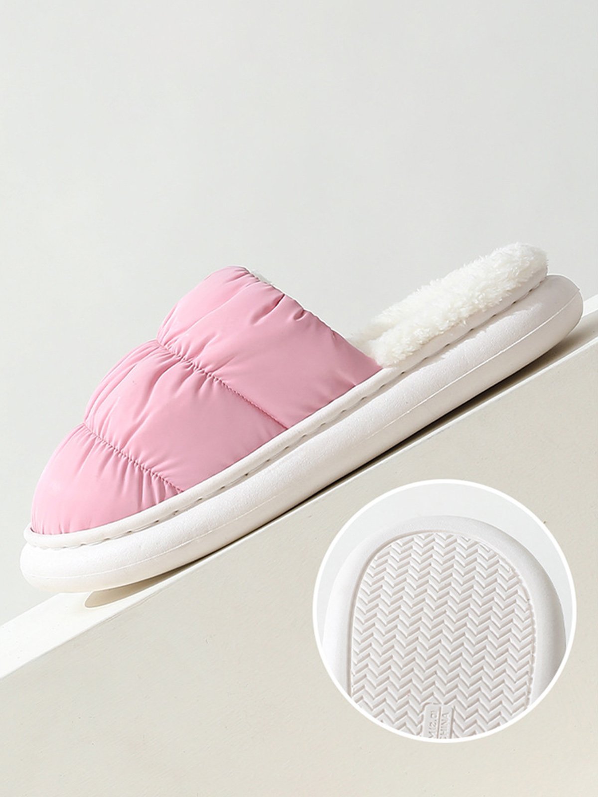 Thermal Lined Quilted Bedroom Slippers