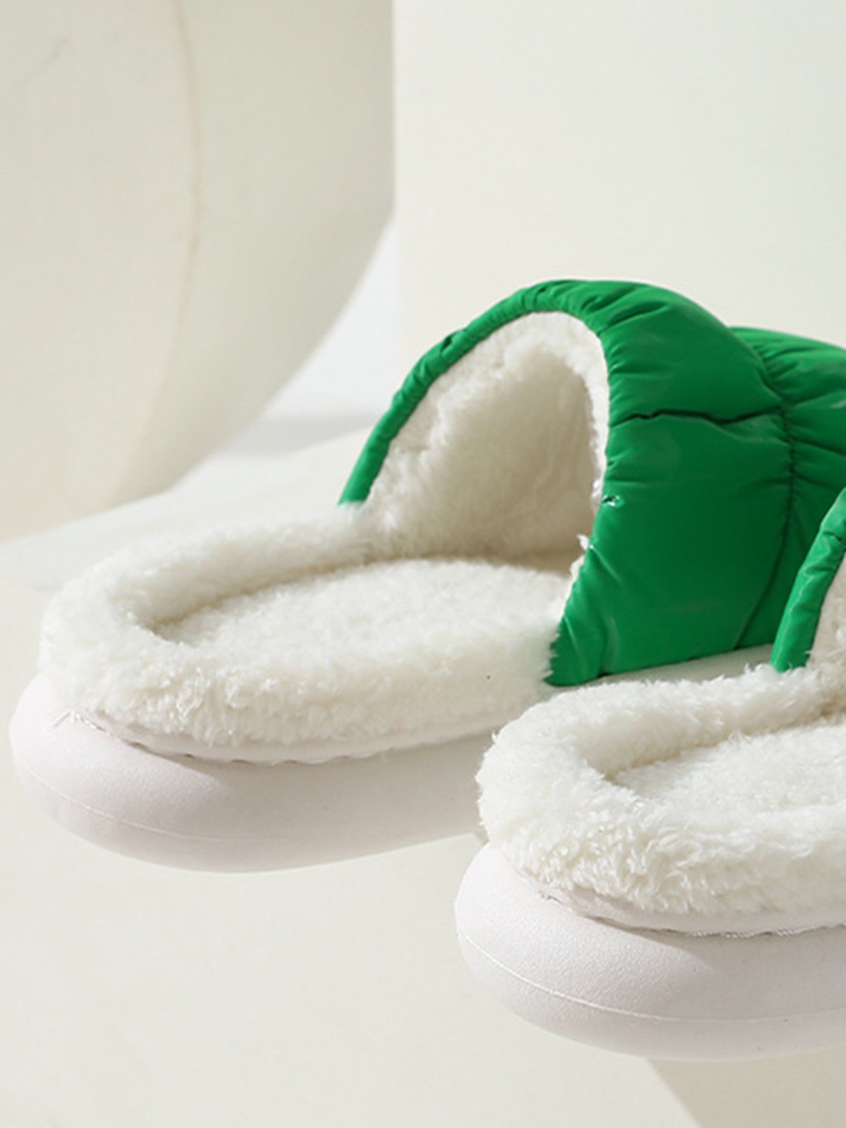 Thermal Lined Quilted Bedroom Slippers