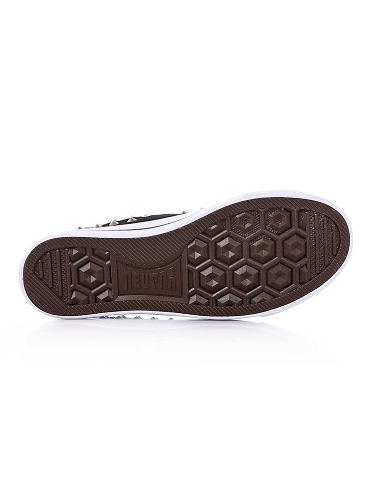 Rhinestone Lace-up Canvas Sneakers