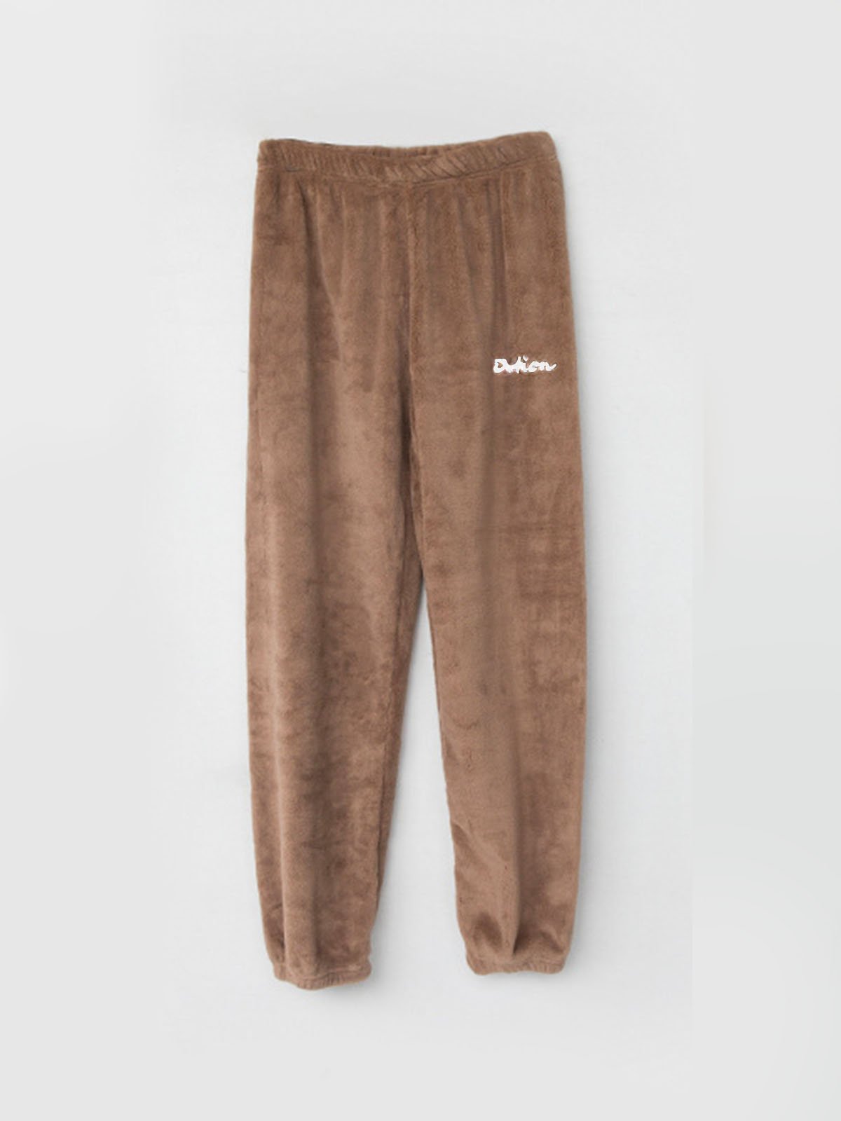 Home Warmth Thickened Coral Fleece Trousers