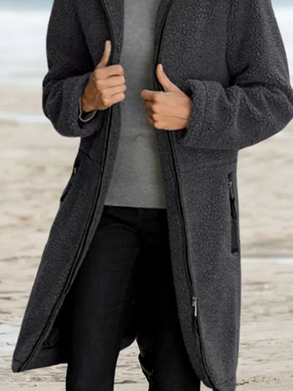 Lambswool Teddy Jacket