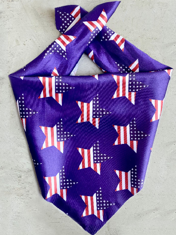 Pet Independence Day Print Bib