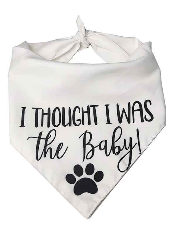 Pet Text Letters Print Bib Dog Outfit