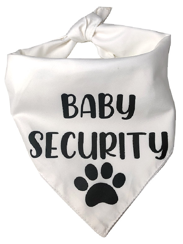 Pet Text Letters Print Bib Dog Outfit