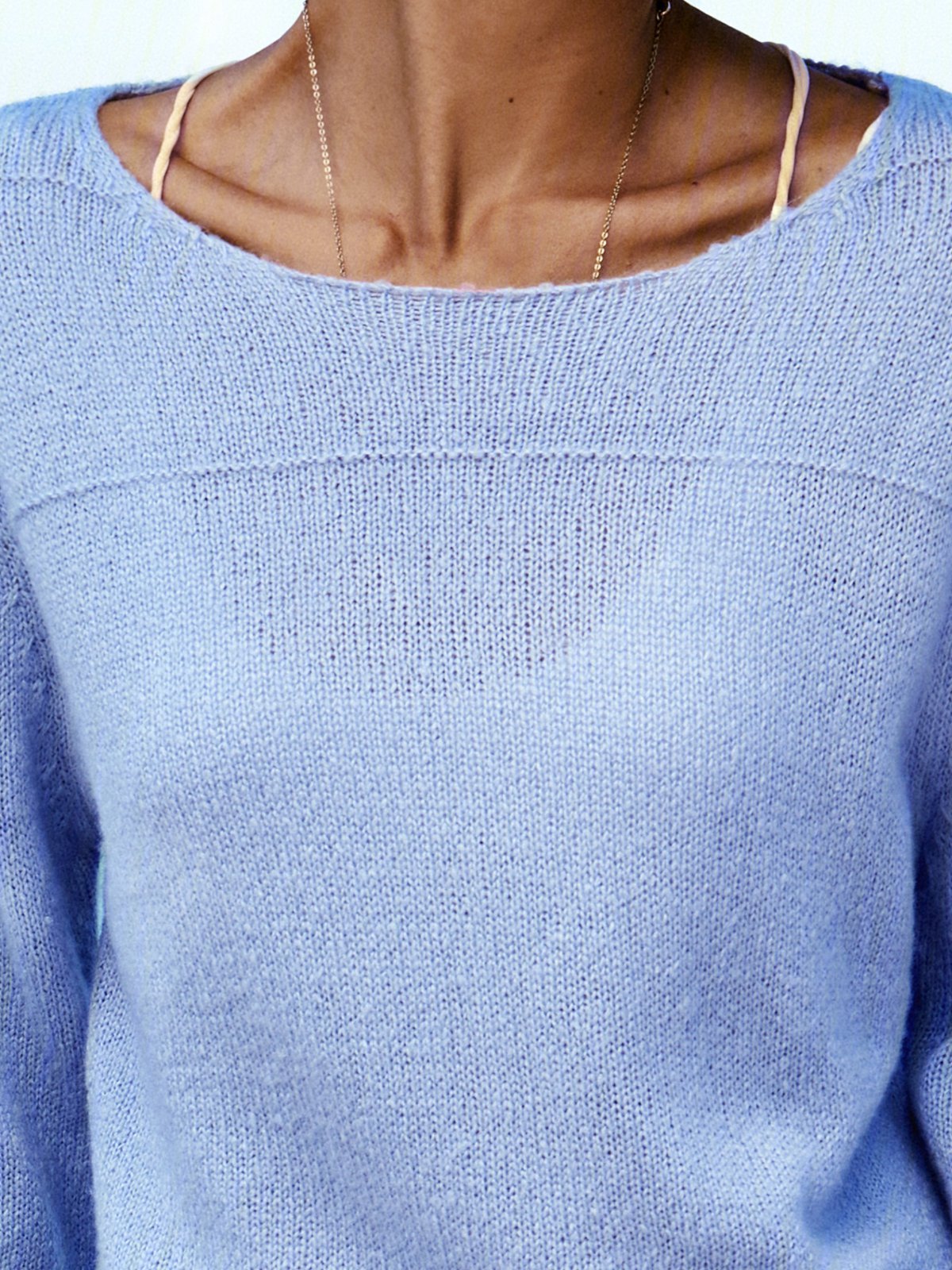 Loose Casual Crew Neck Knitted Sweaters