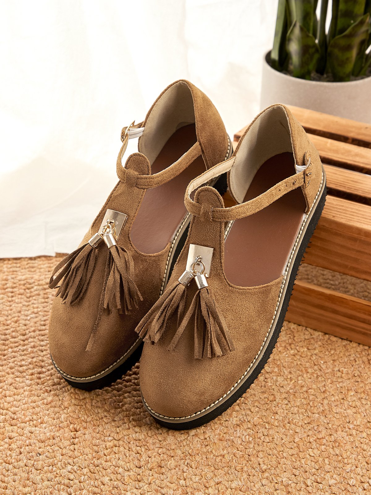 Pu Leather Flats/loafers