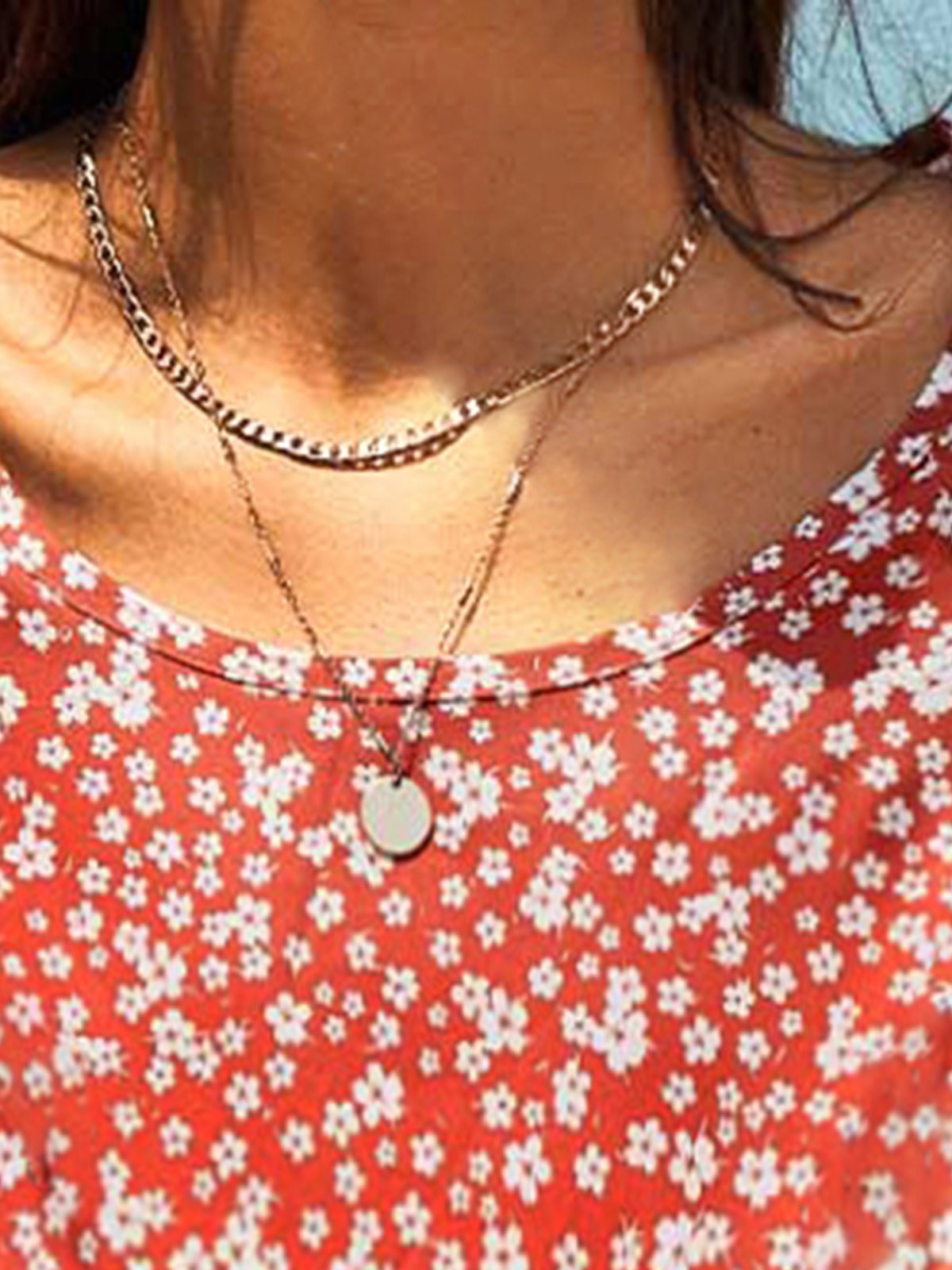 Casual Loose Floral Midi