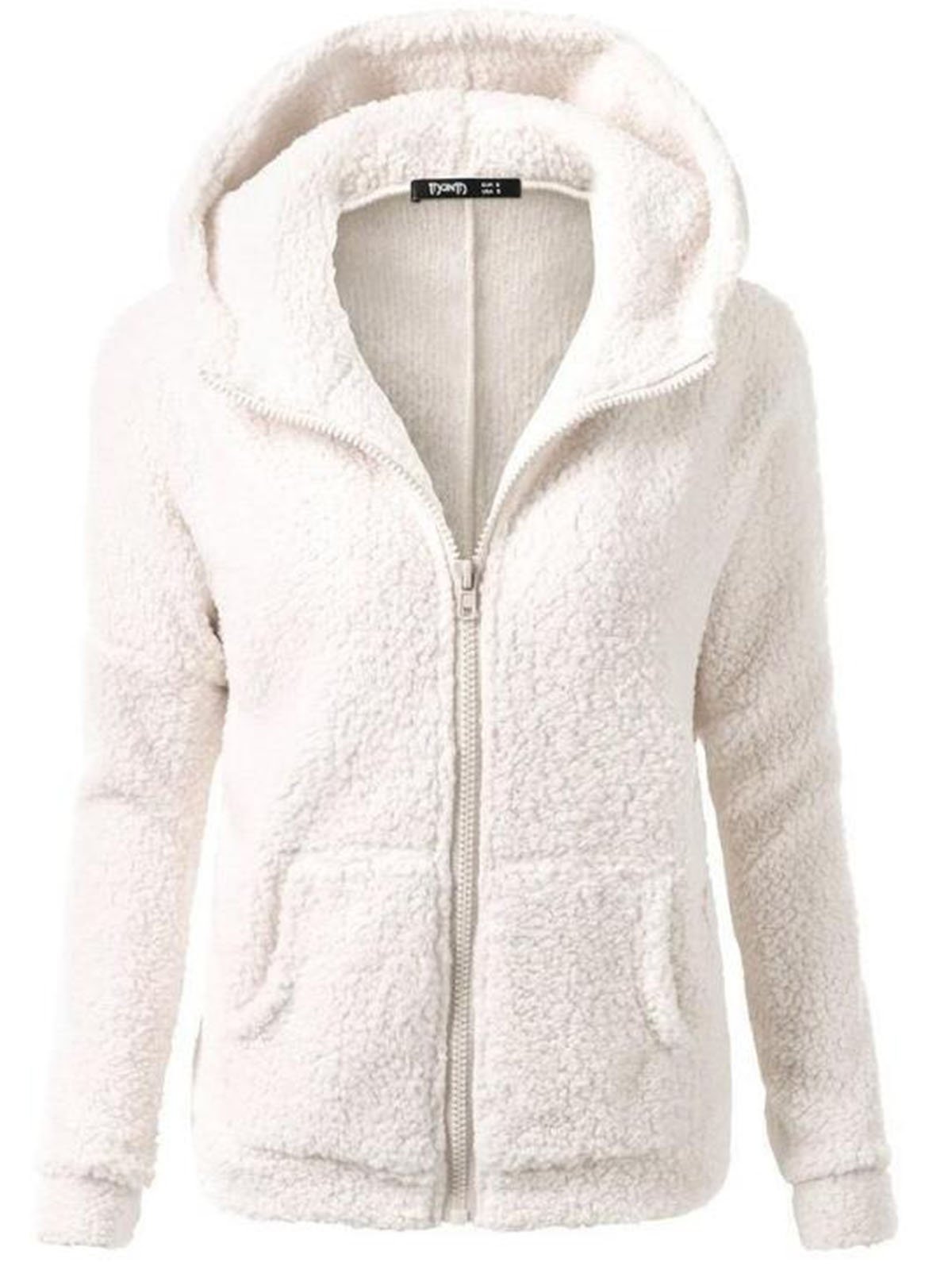 Casual Long Sleeve Hooded Coat