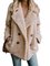 Woman Sherpa Coat Fluffy Jacket Buttoned Teddy Bear Coats