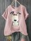 Casual Printed/dyed Short Sleeve Shirts & Tops