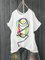 Abstract Short Sleeve Printed Shirts