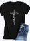 Floral-Print Short Sleeve Round Neck Cotton T-shirt