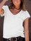 Casual Cotton V Neck Shirts & Tops