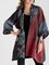Plus Size Long Sleeve Abstract Outerwear