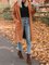 Casual Patchwork Shawl Collar Outerwear
