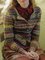 Geometric Long Sleeve Knitted Outerwear