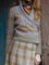 Vintage Shawl Collar Knitted Floral Outerwear