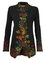 Fashion Black Stand Collar Cotton-Blend Casual Outerwear